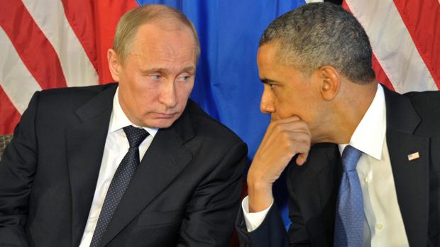 Foto de archivo tomada el 18 de junio de 2012 del presidente Obama y su homólogo Putin