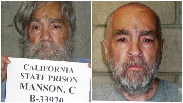 Fotografías de archivo de Charles Manson en la prisión estatal de California en Corcoran (EE.UU.)