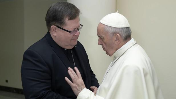 Encuentro que han mantenido el papa Francisco y el cardenal y arzobispo de Quebec