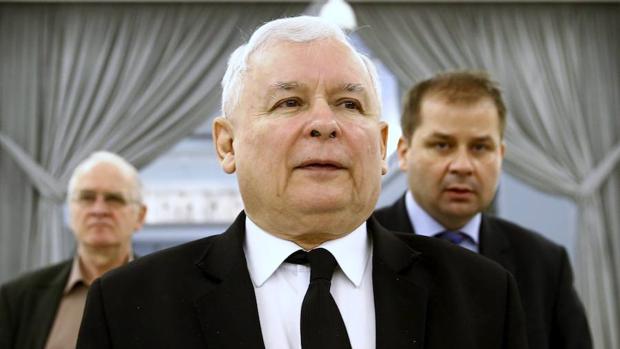 El presidente del partido Ley y Justicia, Jaroslaw Kaczynski