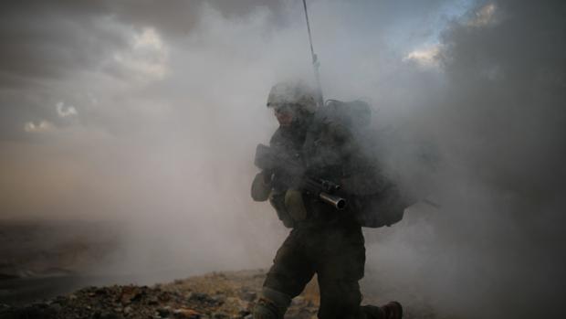 Imágenes de un soldado israelí