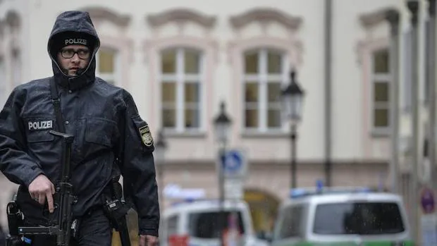 Un policía alemán en Múnich