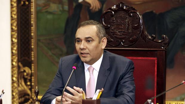 Maikel José Moreno, durante una intervención