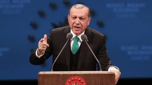 Erdogan, durante un discurso pronunciado hoy en Ankara
