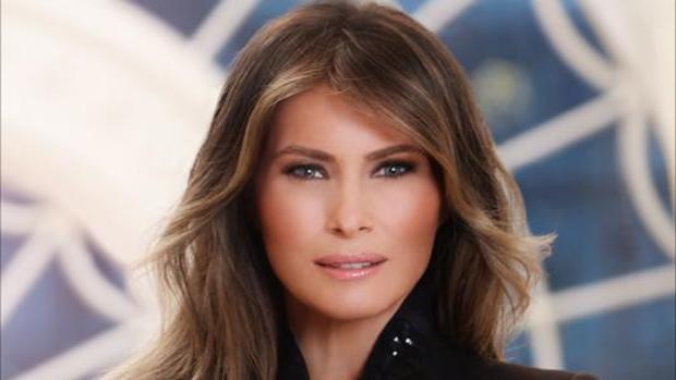 El retrato oficial de Melania Trump como primera dama