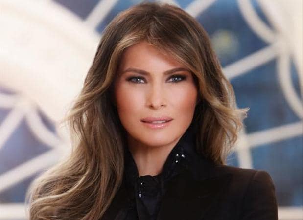 El retrato oficial de Melania Trump como primera dama