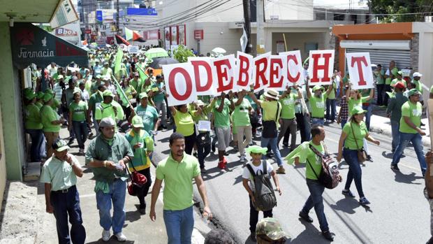 Protestas en República Dominicana contra la corrupción y la impunidad a raíz de los sobornos de Odebrecht