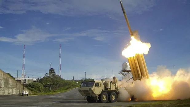 Sistema para derribar misiles balísticos THAAD, durante unos ejercicios en EE.UU.