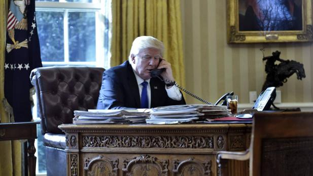 Trump, durante su primera conversación telefónica con Putin el pasado 28 de enero