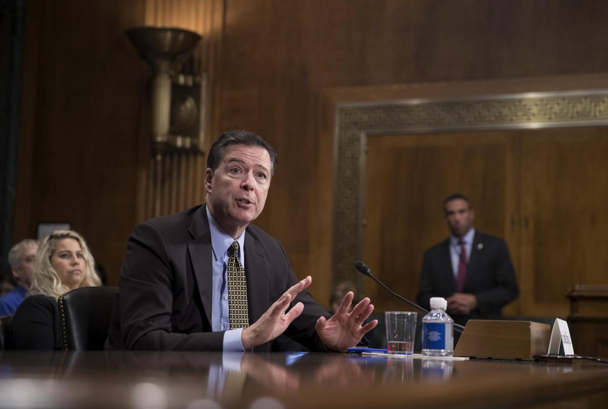 El director del FBI, James Comey, durante su comparencia ante el Senado