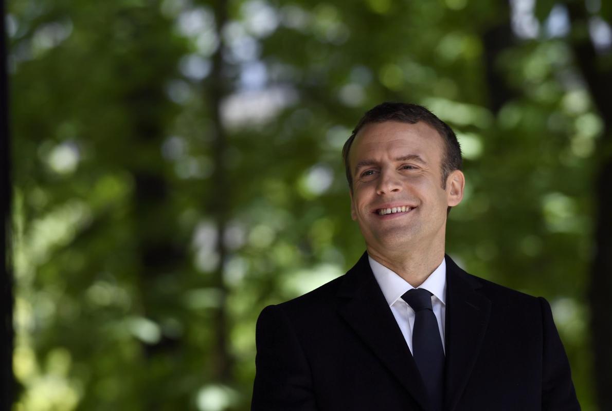 El presidente electo de Francia, Emmanuel Macron