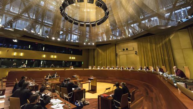 Gran Sala del Tribunal de Justicia de la Unión Europea