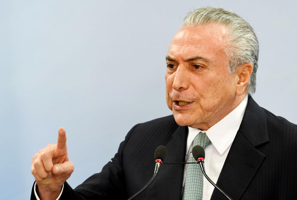 El presidente de Brasil, Michel Temer, ha negado las acusaciones