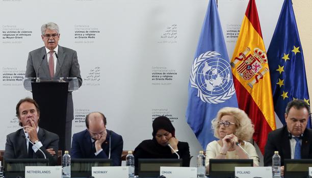 El ministro Alfonso Dastis interviene en la Conferencia Internacional sobre Oriente Medio
