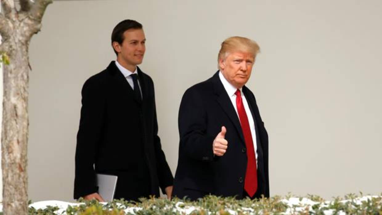 Jared Kushner, junto a Donald Trump