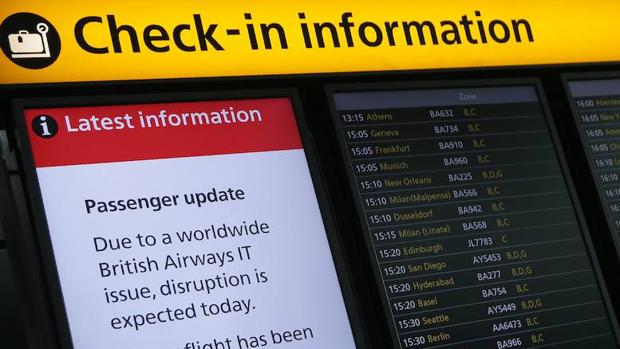 British Airways ya da salida a todos sus vuelos en Heathrow y Gatwick