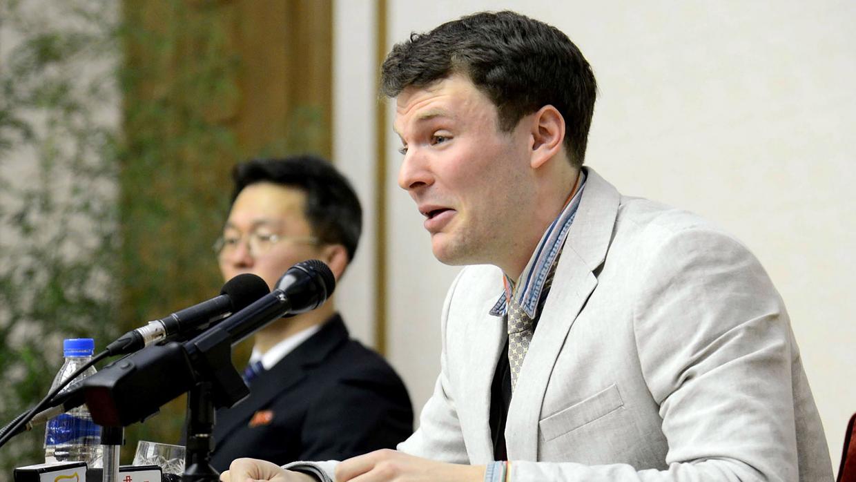 Otto Warmbier fue apresado hace año y medio en Corea del Norte, regresando a su país en coma