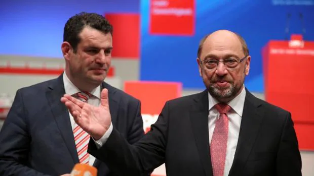 Martin Schulz, durante el acto del Partido Socialdemócrata Alemán