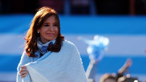 La expresidenta de Argentina, Cristina Fernández de Kirchner, el pasado martes
