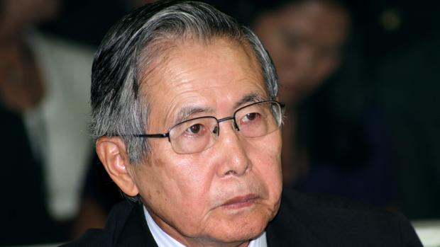 El expresidente peruano, Alberto Fujimori, durante el juicio en su contra en 2009
