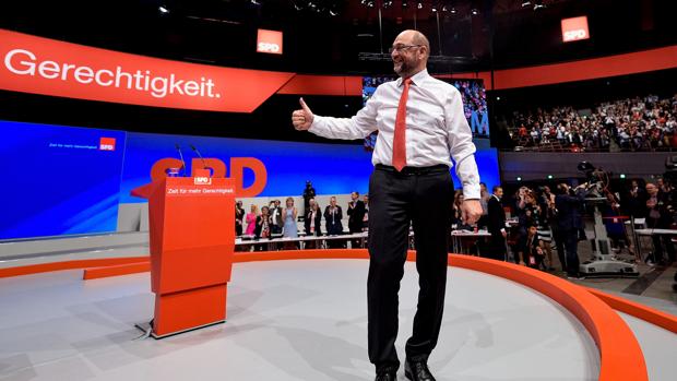 Martin Schulz, en un mitin del SPD en Dortmund