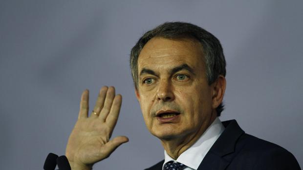 Rodríguez Zapatero durante el inicio de la ponencia, Ciudadanía y Gobierno para el bien Común