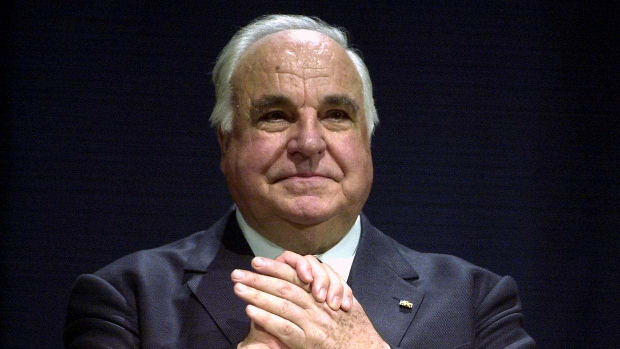 Helmut Kohl, en la celebración del undécimo aniversario de la reunificación alemana