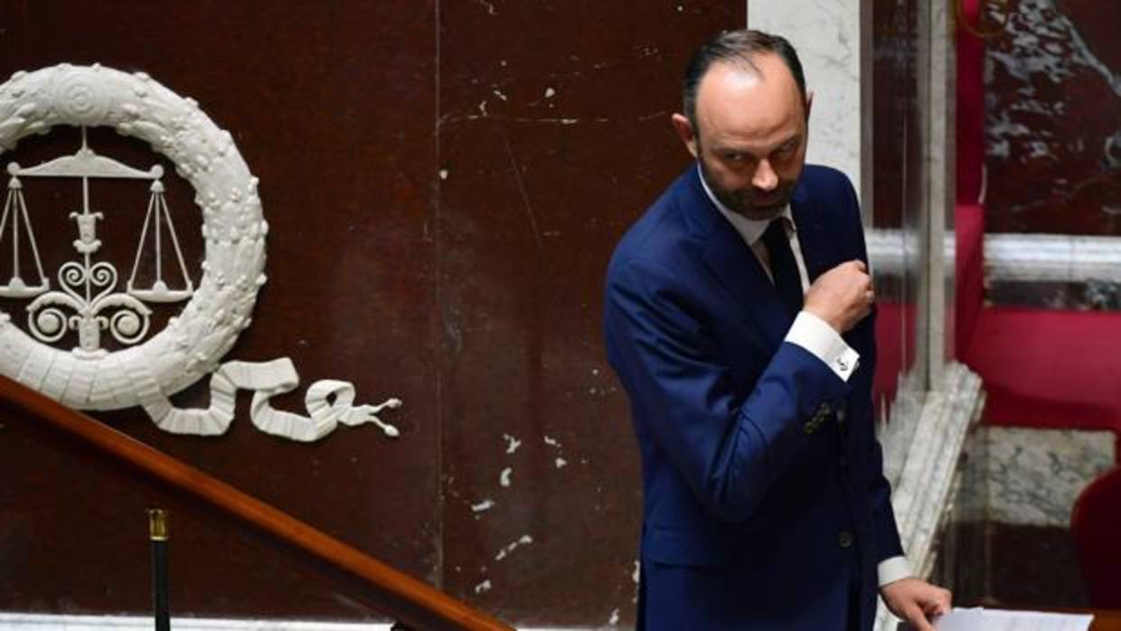 Philippe, tras pronunciar su discurso en la Asamblea Nacional