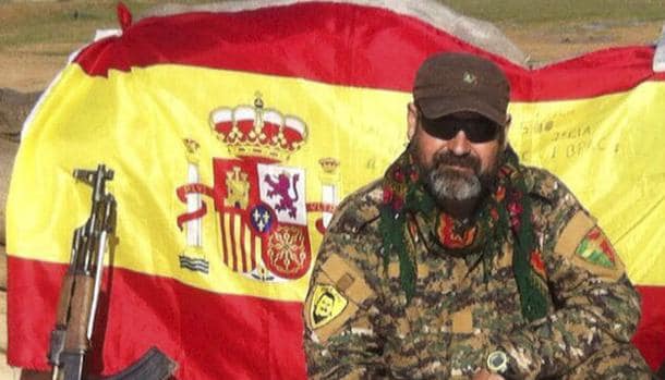 Fotografía facilitada por el militar español conocido con el nombre de guerra de Simón, que hace un año y medio llegó a Irak