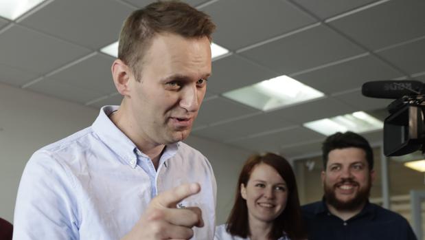 Navalni, a la salida de prisión