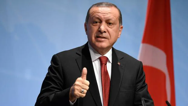 Recep Tayyip Erdogan en Hamburgo