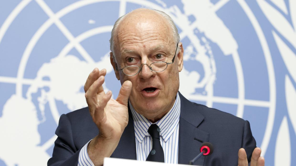 El enviado especial de la ONU para Siria, Staffan de Mistura