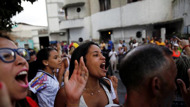 Gritos contra Maduro durante el plebiscito contra la Constituyente