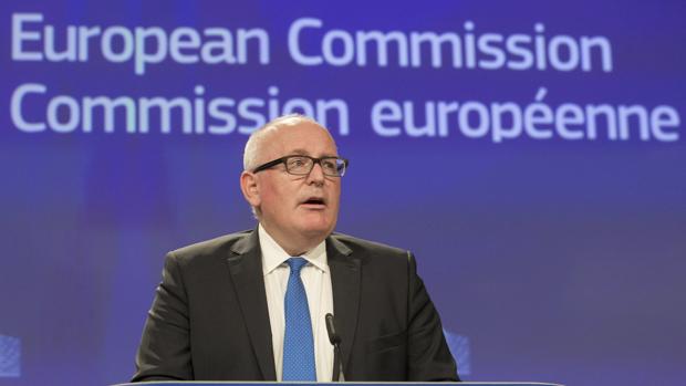 El vicepresidente primero de la Comisión Europea, Frans Timmermans