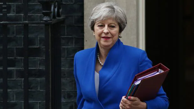 La primera ministra bruitánica, Theresa May, el pasado miércoles
