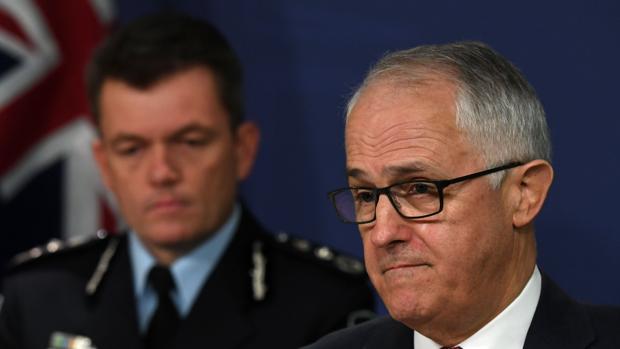 El primer ministro australiano, Malcolm Turnbull, durante una comparecencia el 30 de julio