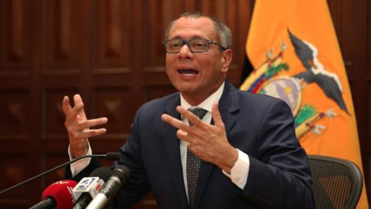 El ya ex vicepresidente Jorge Glas