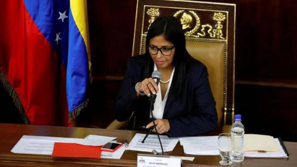Delcy Rodríguez, presidenta de la Asamblea Constituyente