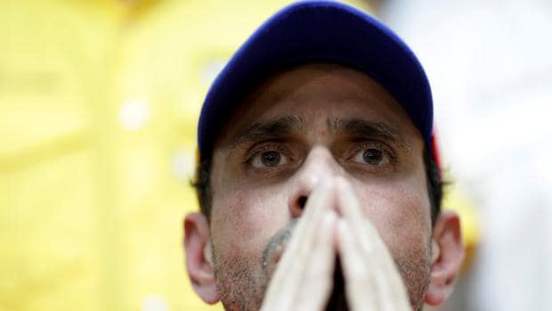 Capriles denuncia que «Maduro utiliza las sanciones para tapar su mala gestión»