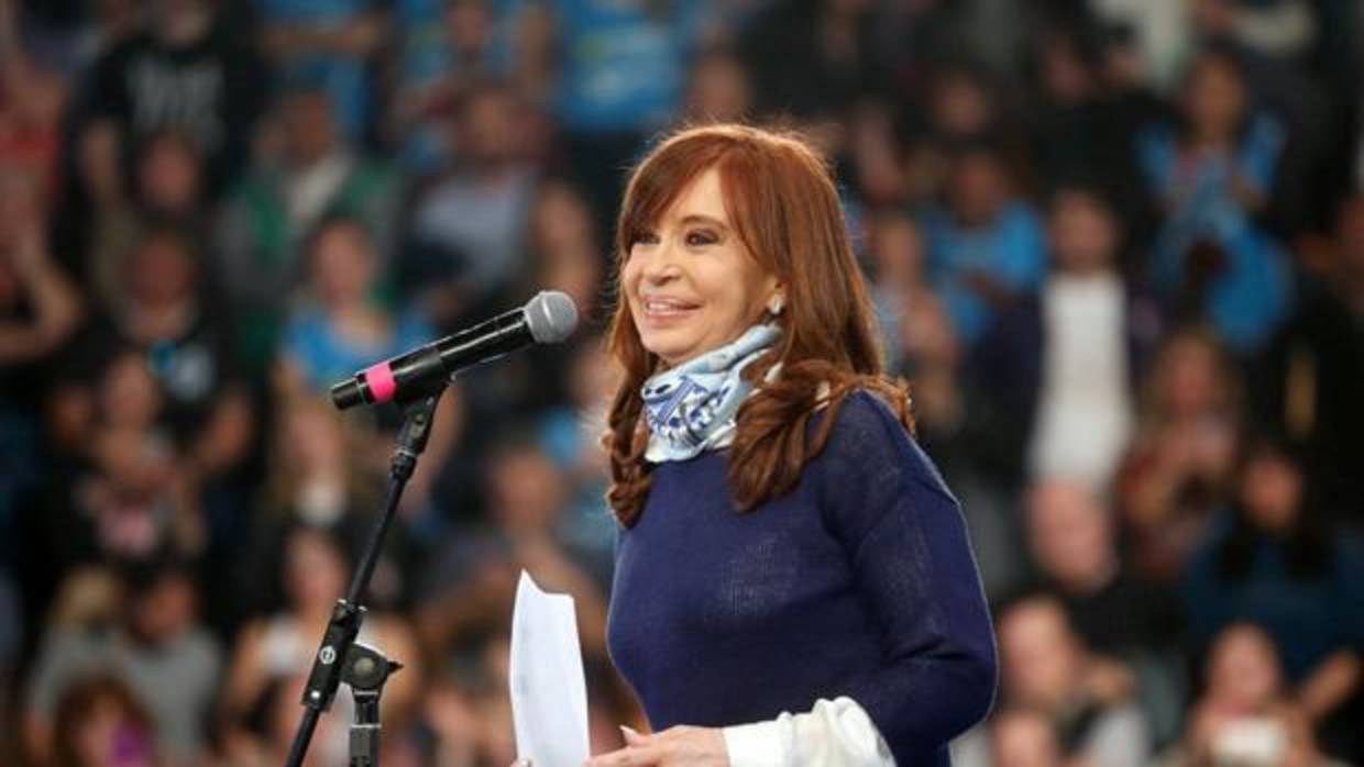 La expresidenta de Argentina y candidata al Senado Cristina Fernández de Kirchner