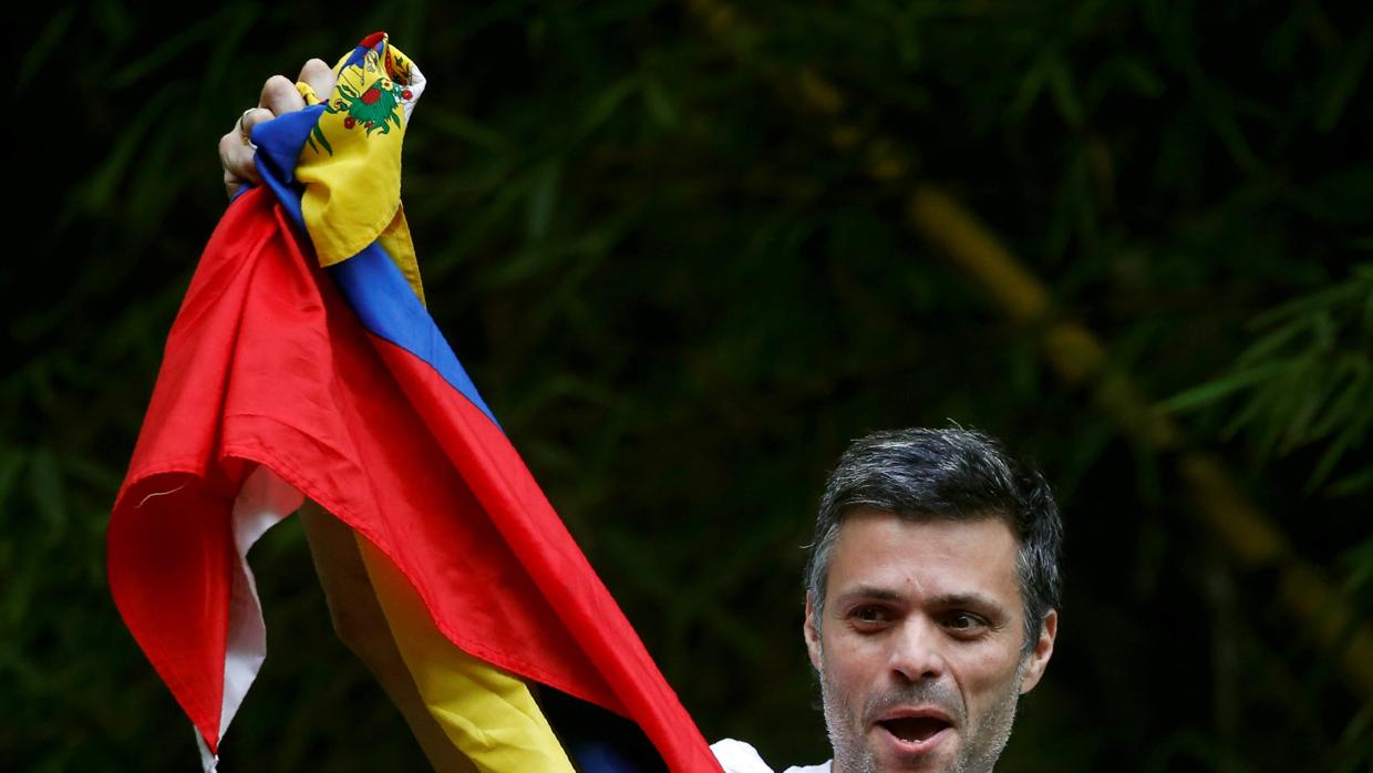 El líder de Voluntad Popular, Leopoldo López