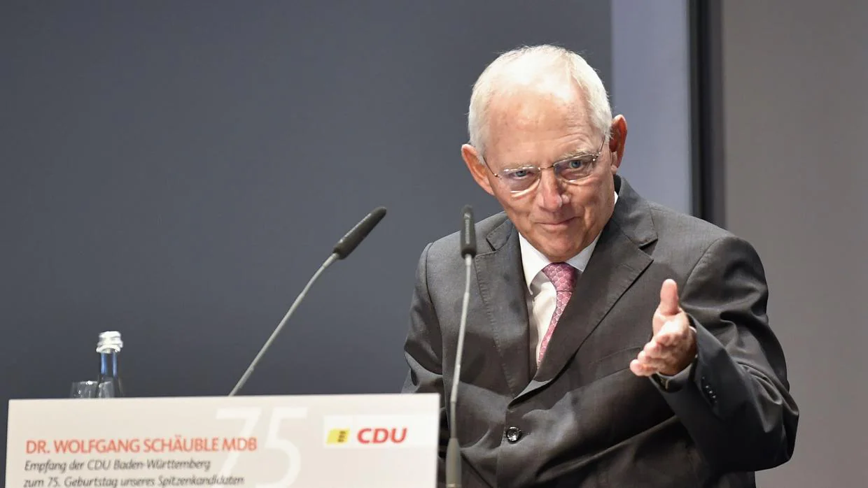 El hasta ahora ministro de Finanzas alemán, Wolfgang Schäuble