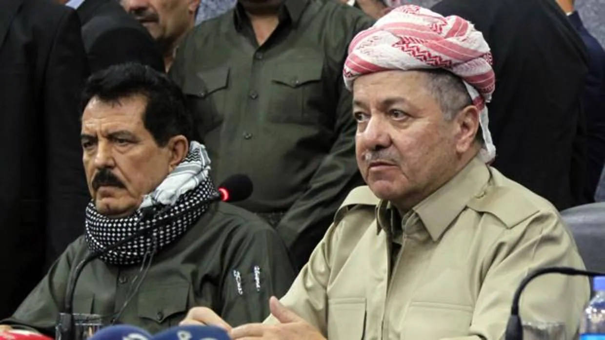 Masoud Barzani (derecha), en una imagen del pasado mes de septiembre