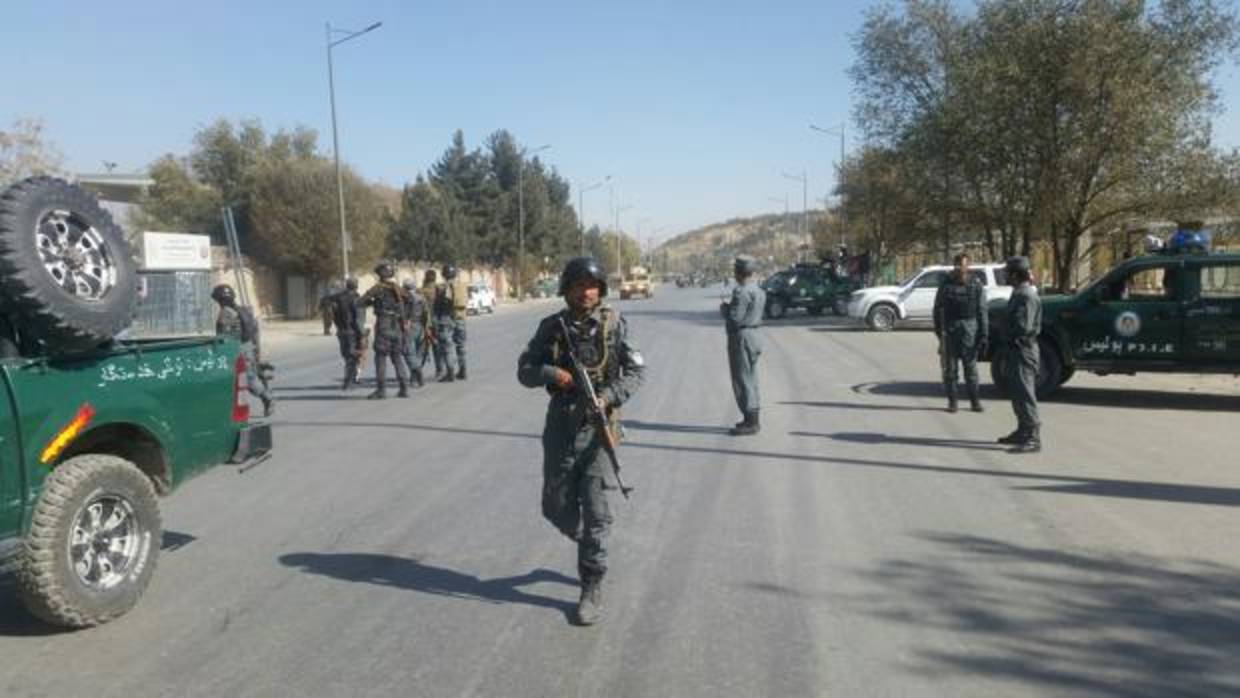 Las fuerzas de seguridad han acordonado la zona en Kabul