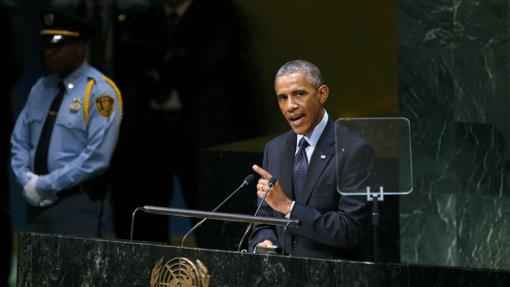 Barack Obama, durante la cumbre del clima en la ONU en 2014