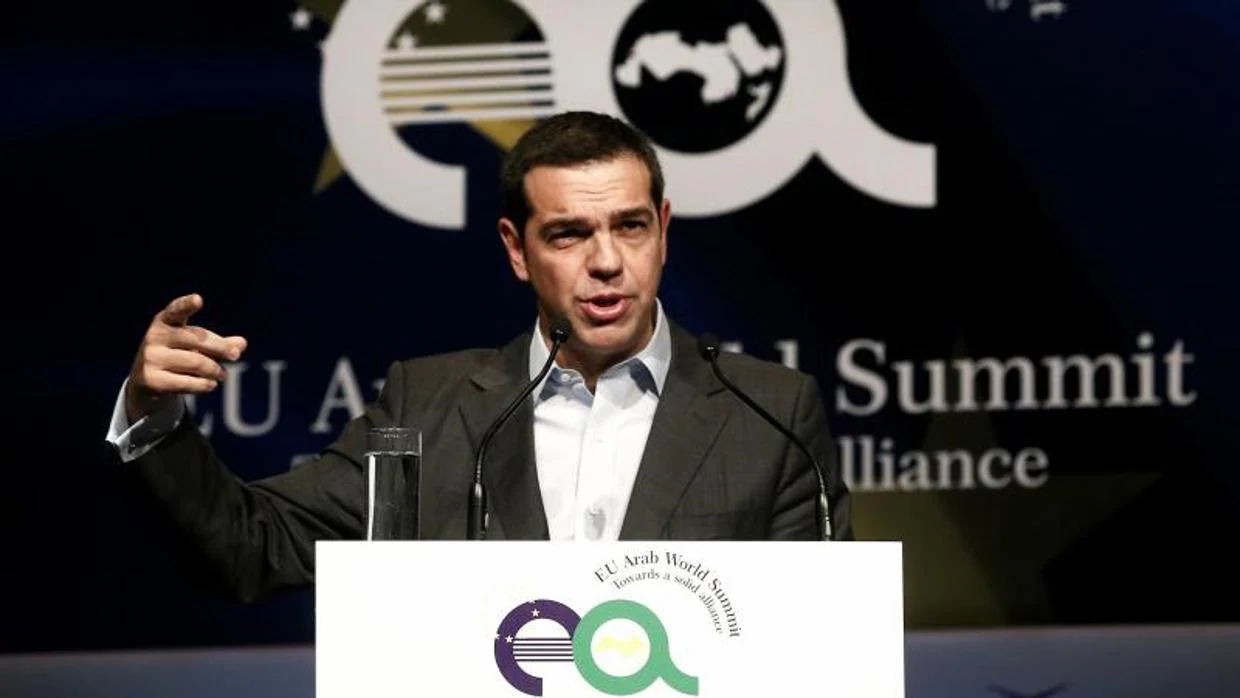 Alexis Tsipras, durante una cumbre de la UE y el Mundo Arabe en Atentas, el pasado 9 de noviembre