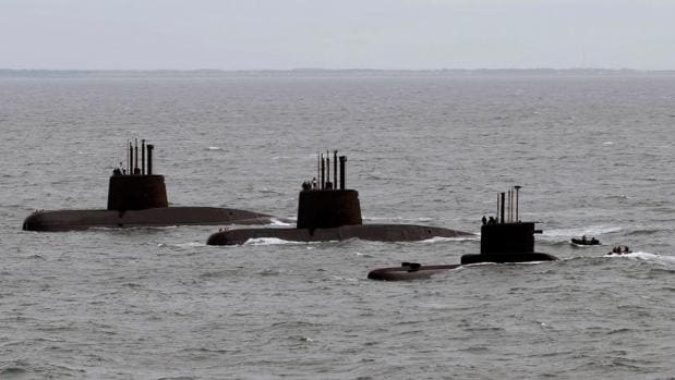 La Armada argentina busca un submarino desaparecido desde el miércoles