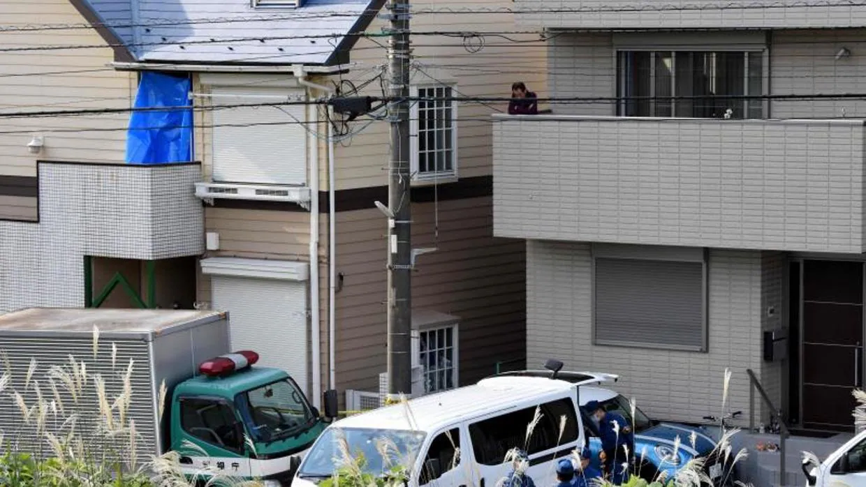 La Policia japonesa investiga el apartamento donde el 31 de octubre fueron hallados nueve cadáveres desmembrados en Zama (Kanagawa)