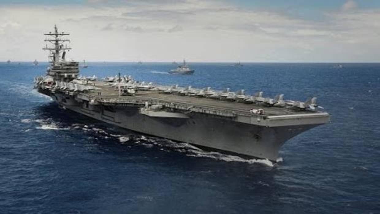 El portaaviones USS Ronald Reagan