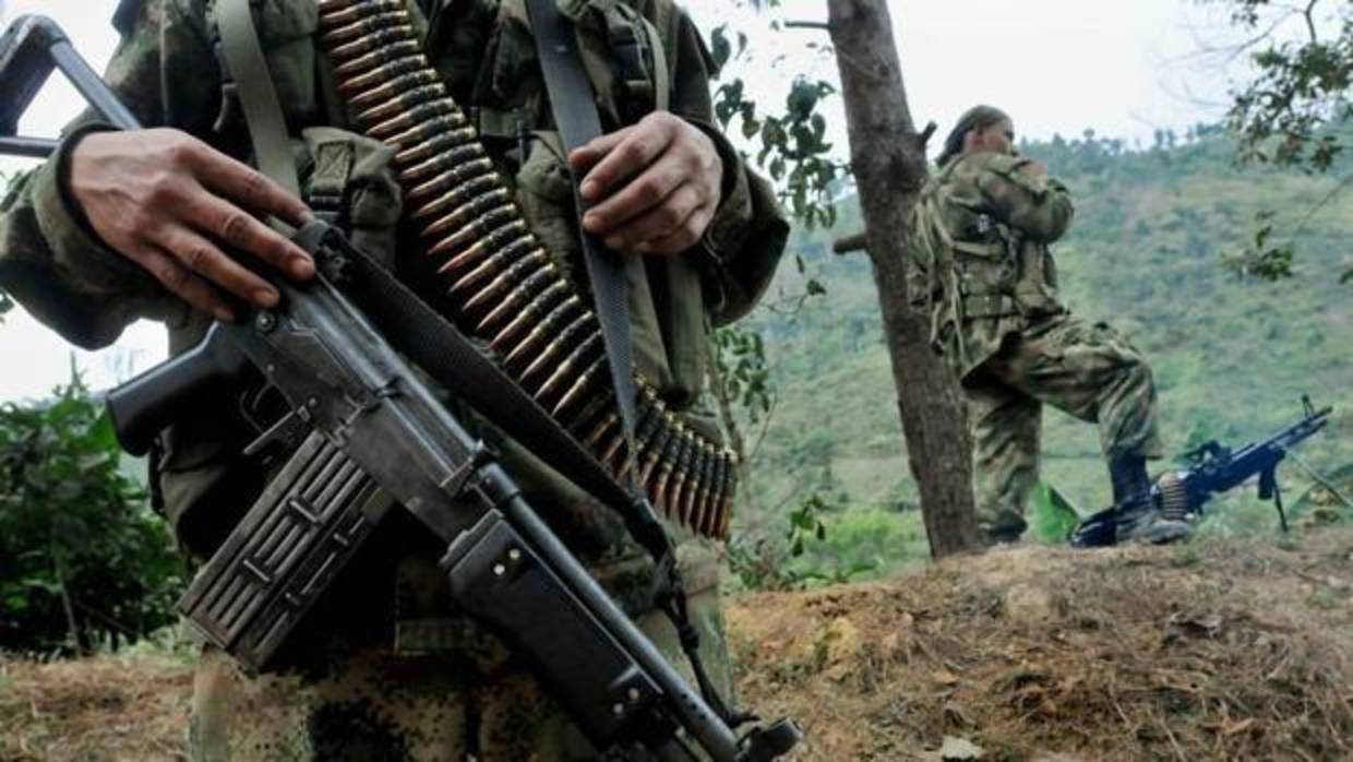 Un retén de las FARC, en una imagen de archivo